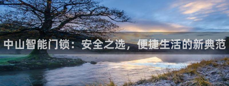 利记游戏官网：中山智能门锁：安全之选，便捷生活的新典范