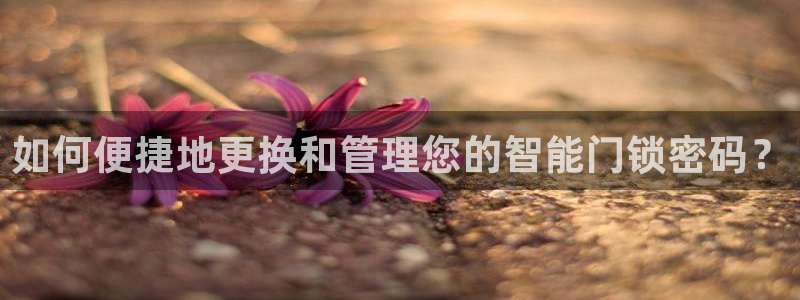 利记手机官网葡京备用：如何便捷地更换和管理您的智能门锁密码？