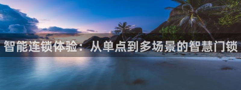 利记手机官网入口：智能连锁体验：从单点到多场景的智慧门锁