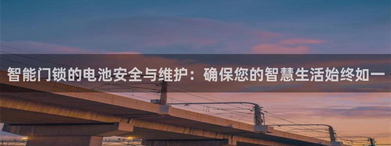 利记官网注册网：智能门锁的电池安全与维护：确保您的智慧生活始