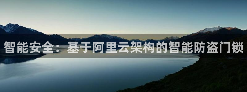 利记 官网：智能安全：基于阿里云架构的智能防盗门锁