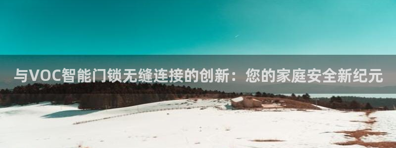 利记体育手机版官网：与VOC智能门锁无缝连接的创新：您的家庭