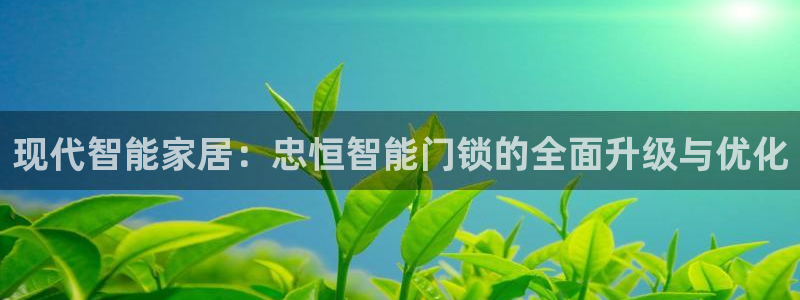 利记博彩官网APP：现代智能家居：忠恒智能门锁的全面升级与优