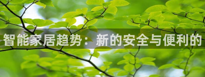 利记官网平台入口：智能家居趋势：新的安全与便利的